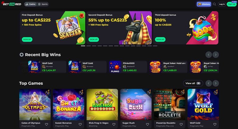 BetOnRed Casino Erfahrungen - Ein Überblick über die beliebten Casino Angebote